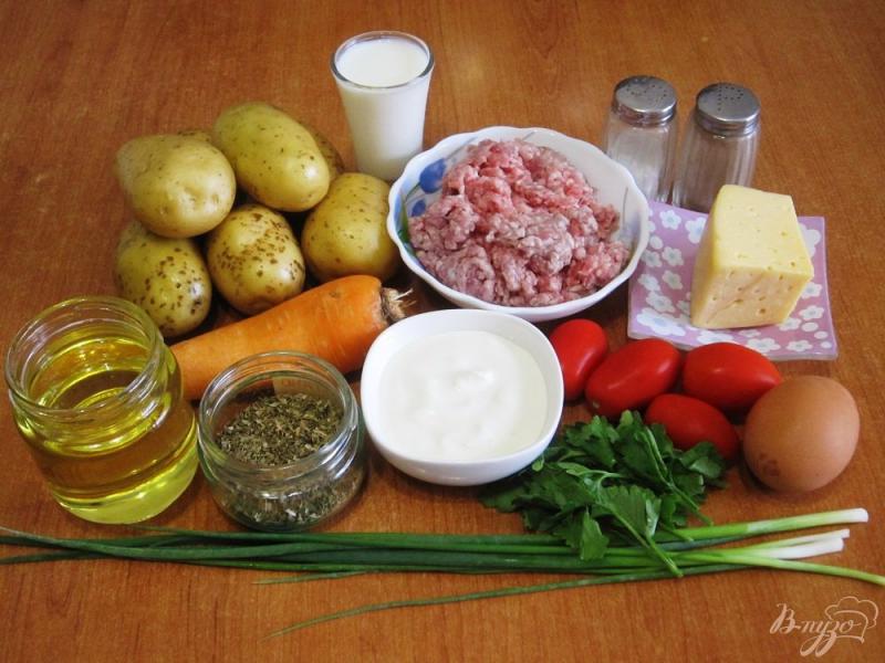 Фото приготовление рецепта: Запеканка с картофелем и фаршем шаг №1