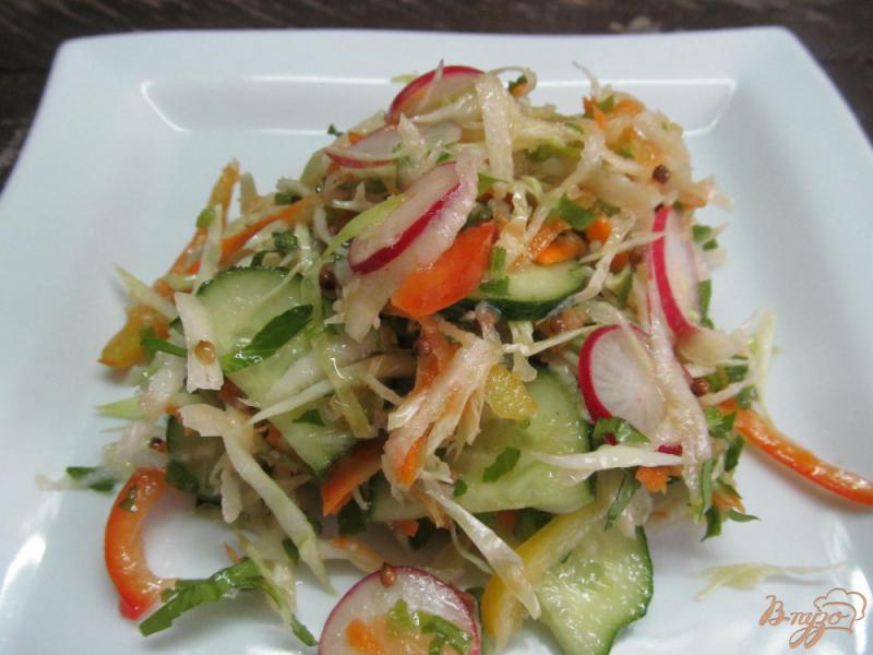 Фото приготовление рецепта: Овощной салат «Осенний» шаг №3