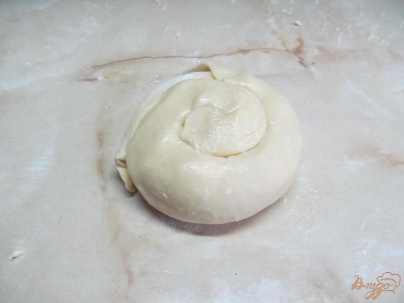 Фото приготовление рецепта: Пирог с заварной творожной начинкой шаг №4