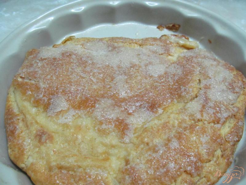 Фото приготовление рецепта: Пирог с заварной творожной начинкой шаг №12