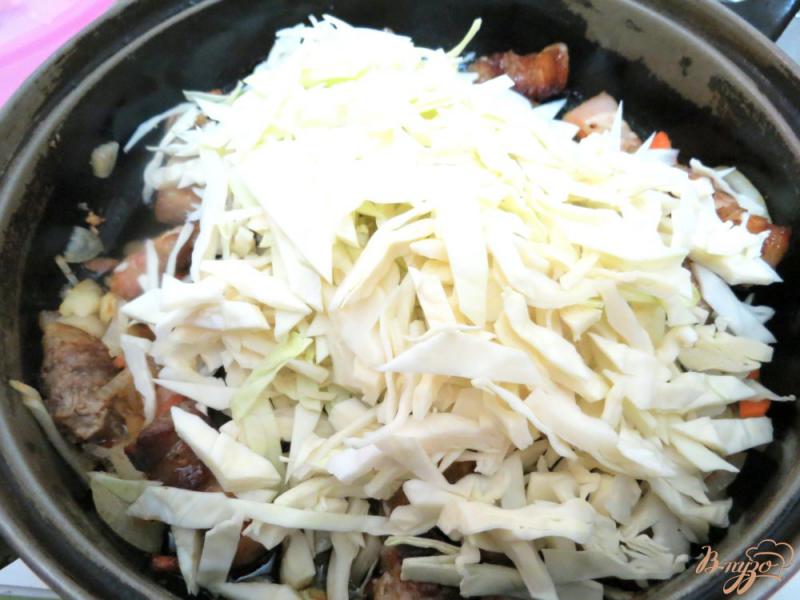 Фото приготовление рецепта: Овощное рагу со свининой шаг №7