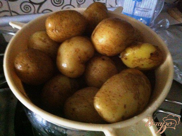Фото приготовление рецепта: Картофель запеченный с салом шаг №1