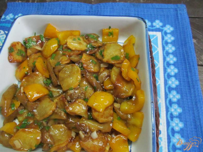 Фото приготовление рецепта: Баклажаны с картофелем по китайски шаг №6