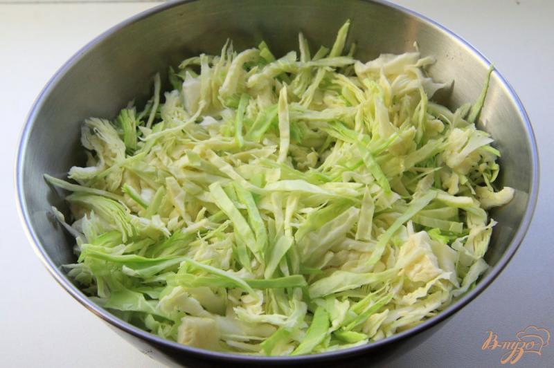 Фото приготовление рецепта: Витаминный салат из свежей капусты шаг №1