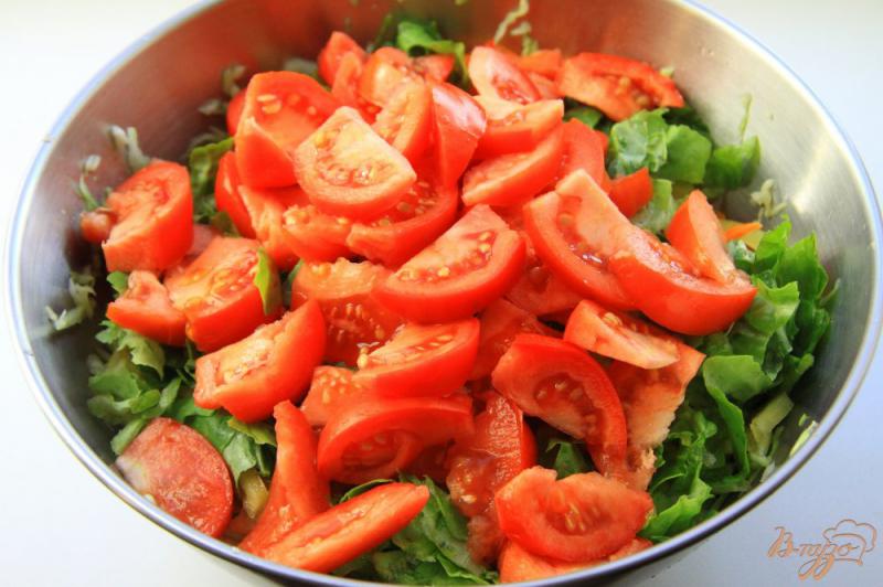 Фото приготовление рецепта: Витаминный салат из свежей капусты шаг №6