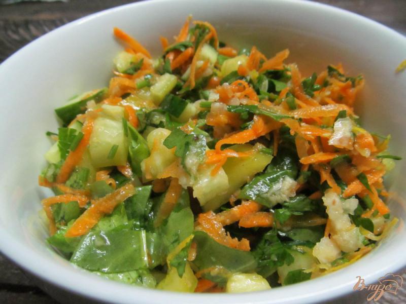 Фото приготовление рецепта: Зеленый салат шаг №5