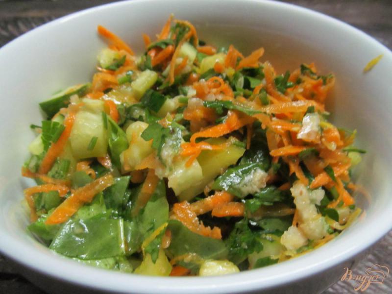 Фото приготовление рецепта: Зеленый салат шаг №6