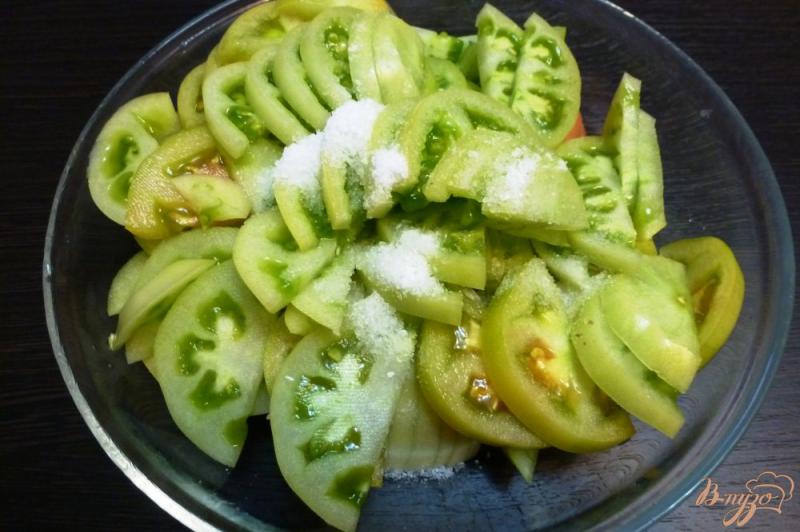Фото приготовление рецепта: Зеленые помидоры «Острые» шаг №1
