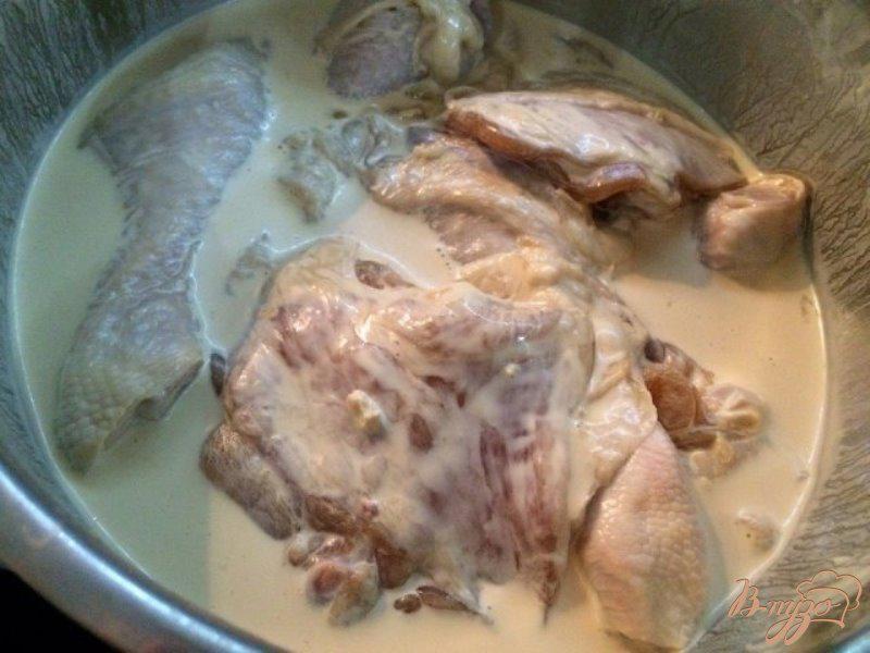 Фото приготовление рецепта: Курица  в кефирно-соевом маринаде шаг №5