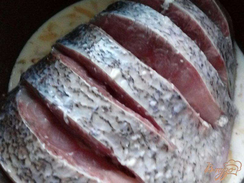 Фото приготовление рецепта: Запечённая с молоком рыба в мультиварке с давлением шаг №2