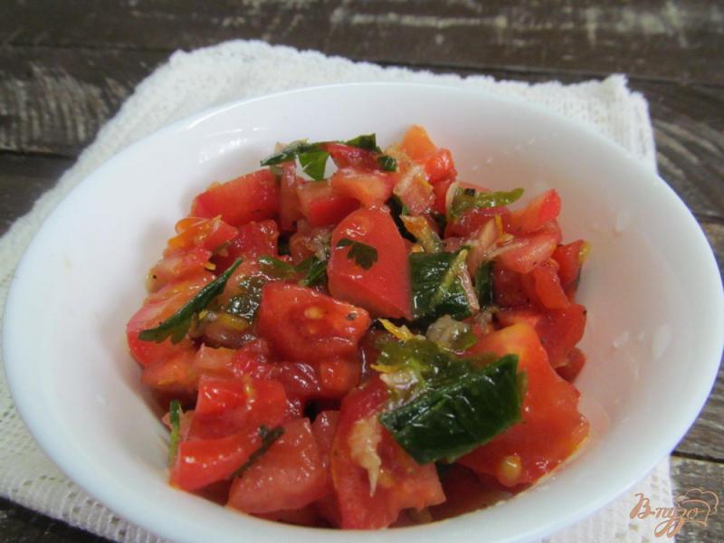 Фото приготовление рецепта: Марокканский салат из томатов шаг №5