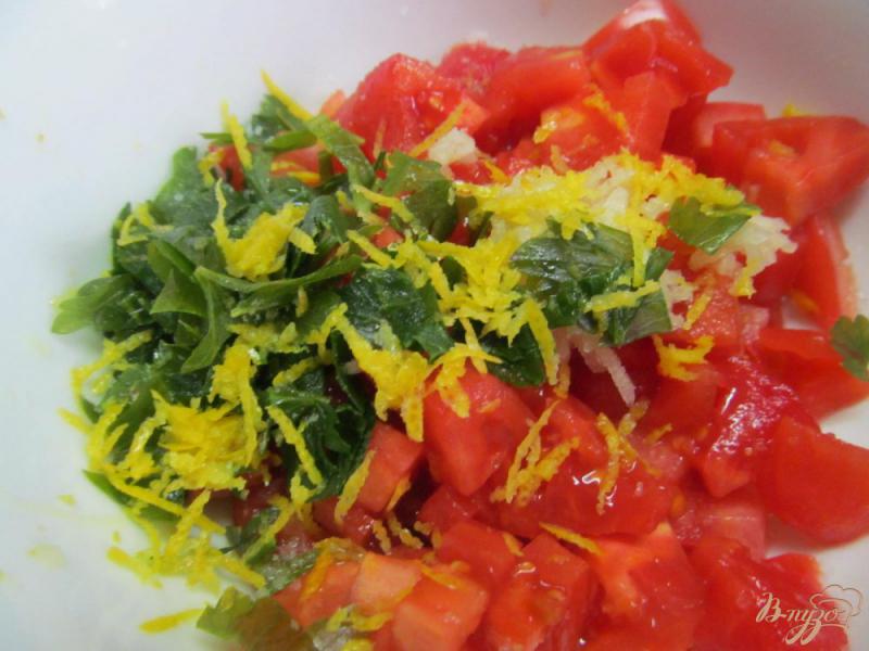 Фото приготовление рецепта: Марокканский салат из томатов шаг №4