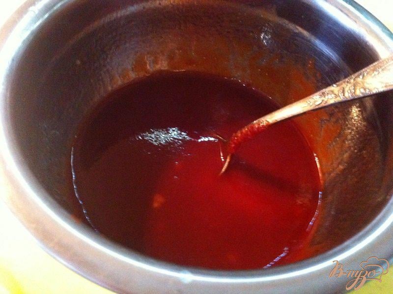Фото приготовление рецепта: Баклажаны в остром томатном соусе шаг №4