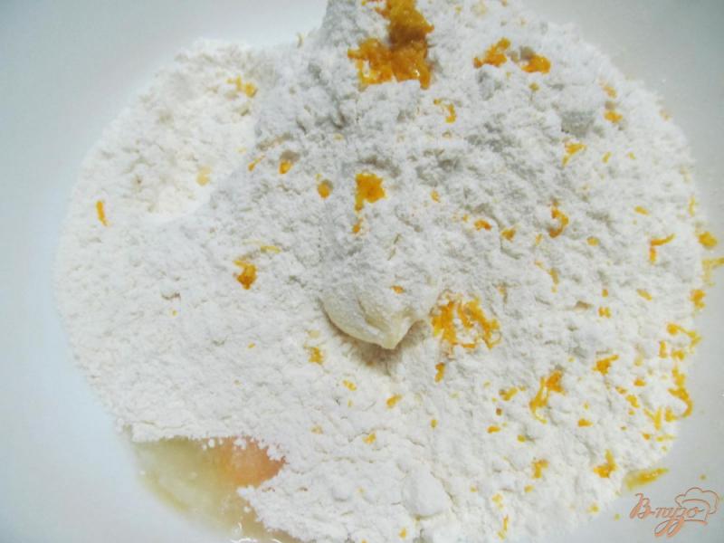 Фото приготовление рецепта: Апельсиновое печенье шаг №2