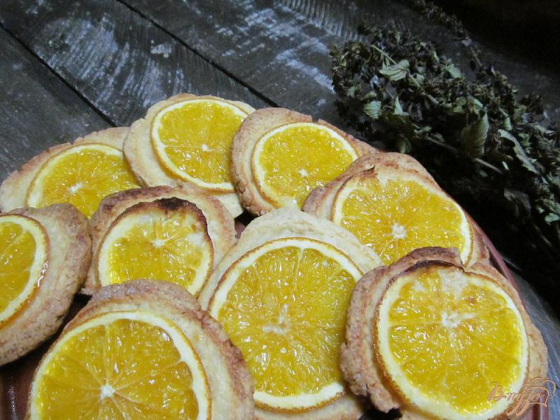 Фото приготовление рецепта: Апельсиновое печенье шаг №7