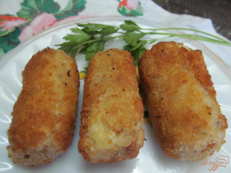 Фото приготовление рецепта: Картофельная закуска с сыром шаг №9