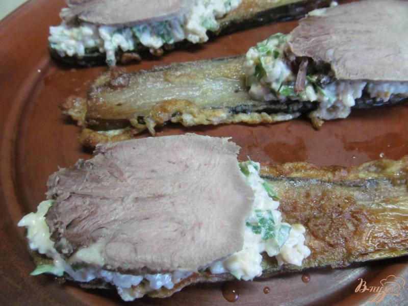 Фото приготовление рецепта: Сэндвич из баклажана шаг №5