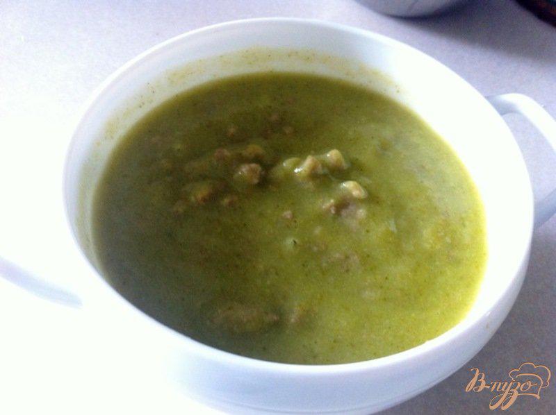 Фото приготовление рецепта: Суп-пюре из брокколи с телятиной для деток шаг №8