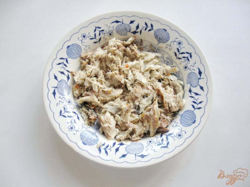 Фото приготовление рецепта: Картофельная запеканка с рыбой шаг №3