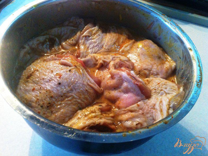 Фото приготовление рецепта: Куриные бедрышки, запеченные в духовке шаг №2