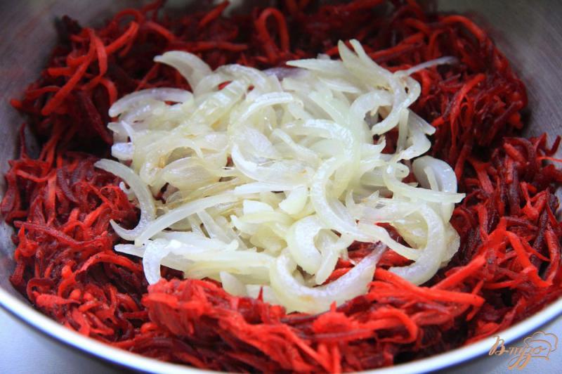 Фото приготовление рецепта: Салат из моркови и свеклы по-корейски шаг №5
