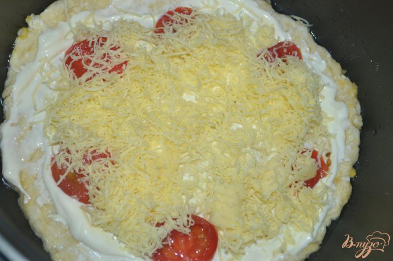 Фото приготовление рецепта: Пицца по-аджарски в мультиварке шаг №7