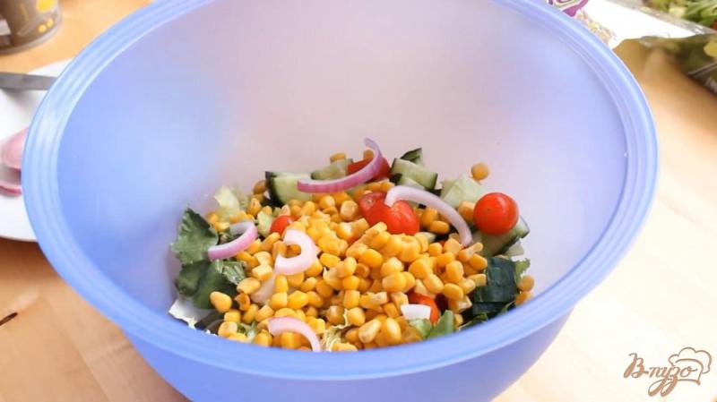 Фото приготовление рецепта: Легкий салат шаг №2
