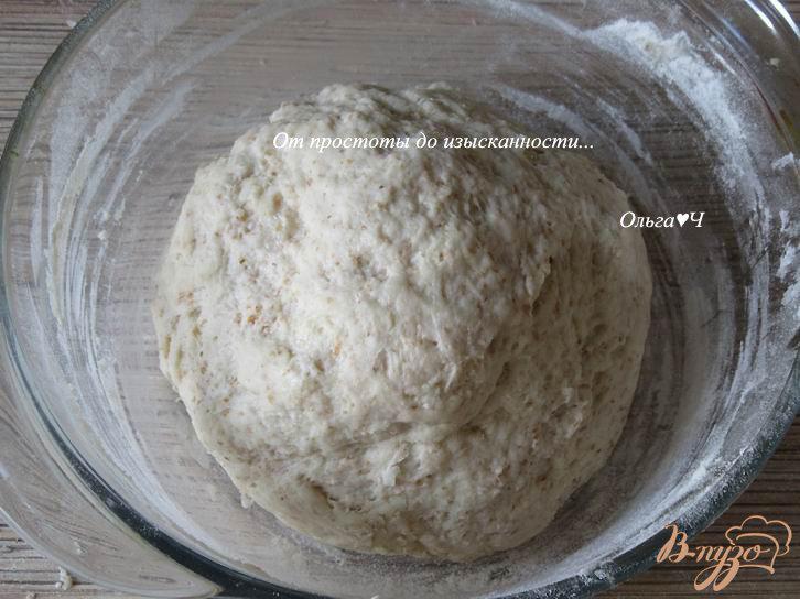 Фото приготовление рецепта: Чесночный хлеб с зеленью шаг №3