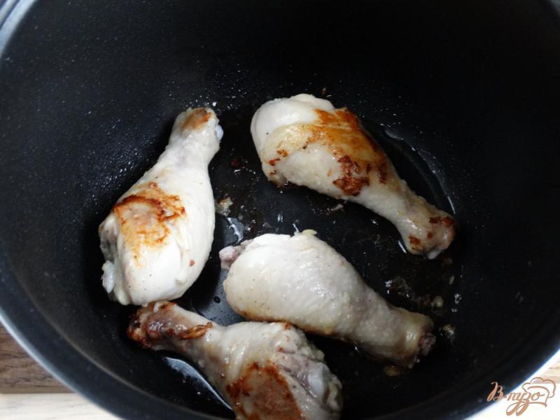 Фото приготовление рецепта: Куриные голени в лаймово-чесночном маринаде шаг №8