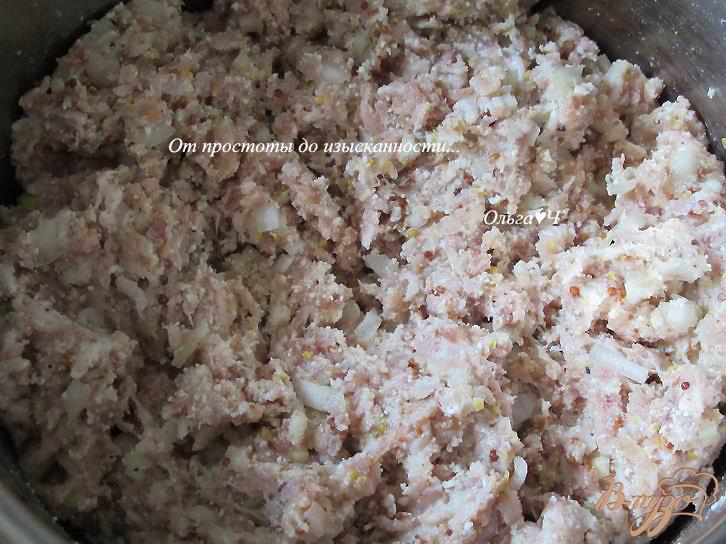 Фото приготовление рецепта: Котлеты из свинины с творогом и горчицей шаг №3