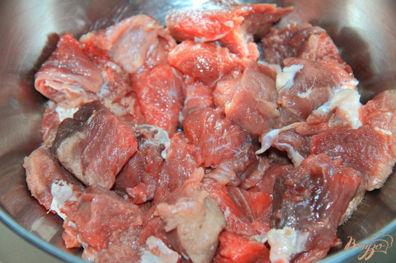 Фото приготовление рецепта: Жареная говядина с отварным картофелем шаг №1