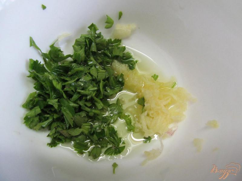 Фото приготовление рецепта: Салат с кус-кусом и грибами шаг №5