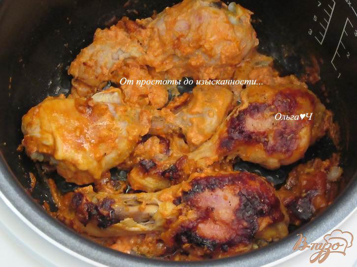 Фото приготовление рецепта: Куриные голени в имбирном соусе шаг №4