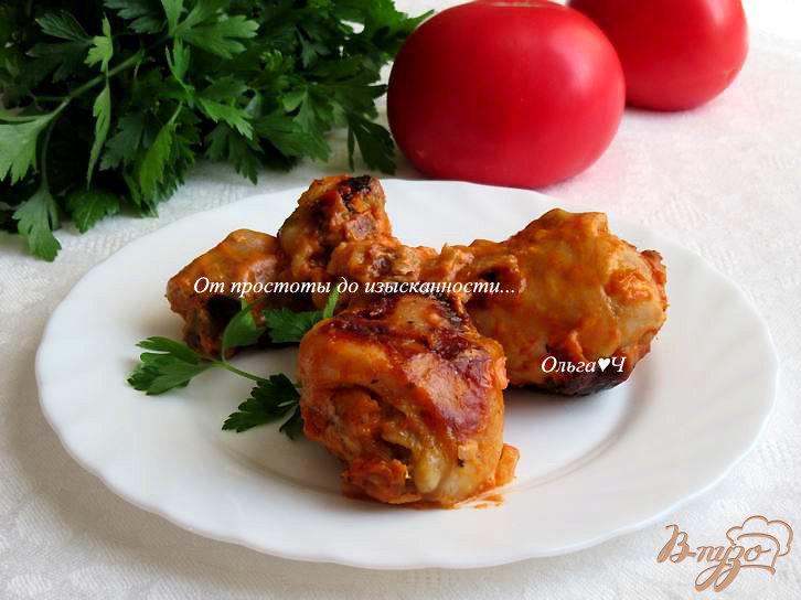 Фото приготовление рецепта: Куриные голени в имбирном соусе шаг №5