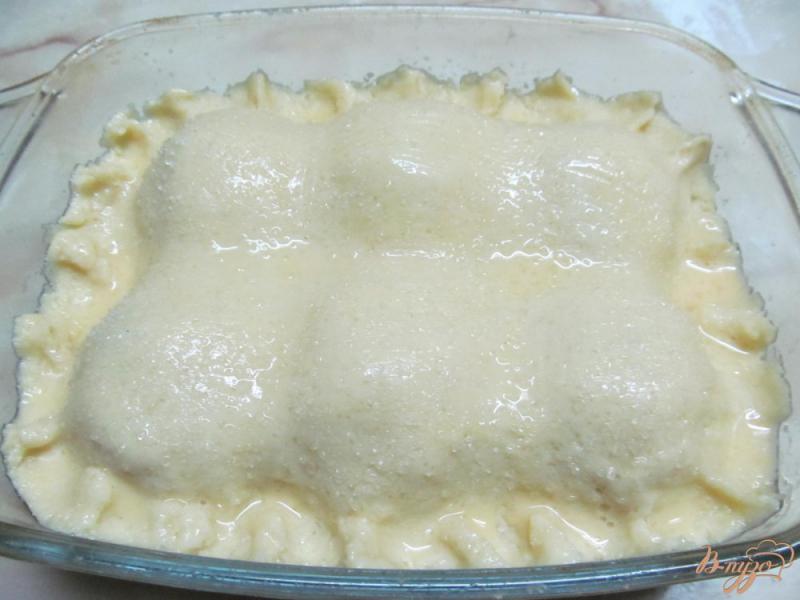 Фото приготовление рецепта: Яблочный пирог из творожного теста шаг №7