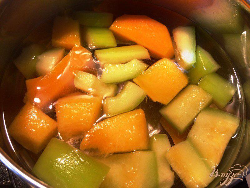 Фото приготовление рецепта: Тыквенно-кабачковый суп-пюре для деток шаг №1