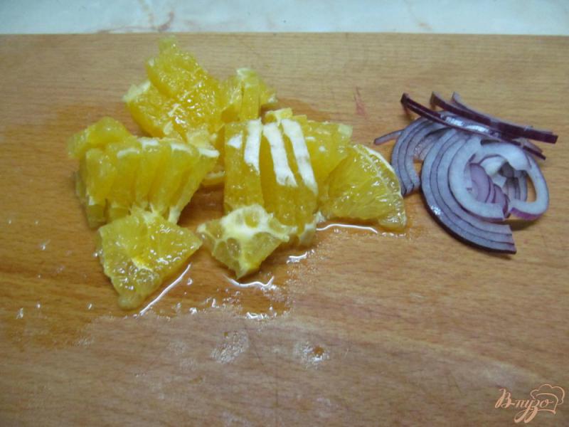 Фото приготовление рецепта: Салат из апельсинов по-сицилийски шаг №1