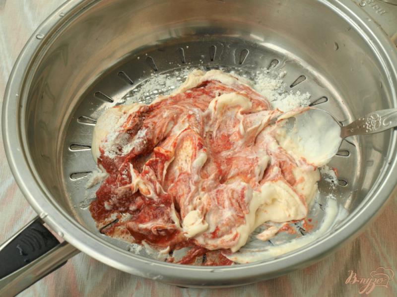 Фото приготовление рецепта: Тефтели из индейки с цветной капустой шаг №6