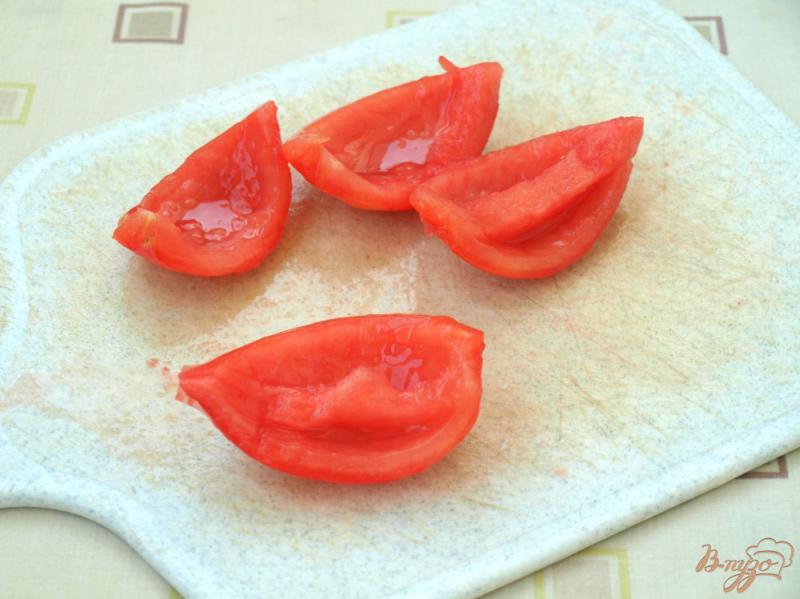 Фото приготовление рецепта: Сальса из овощей с персиками шаг №3