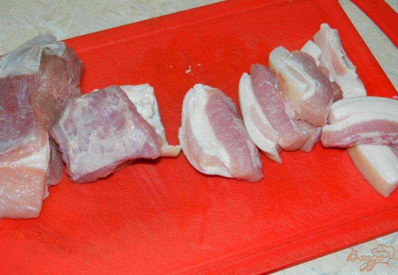 Фото приготовление рецепта: Свинина в луковом соусе шаг №1