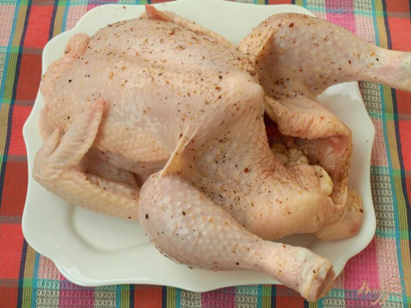 Фото приготовление рецепта: Курица с яблоками в рукаве шаг №1