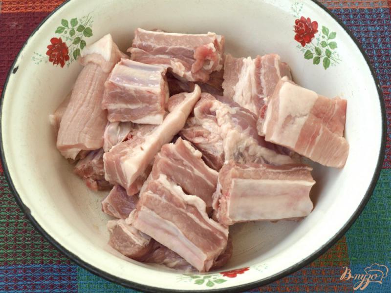 Фото приготовление рецепта: Свиные рёбрышки в духовке шаг №1