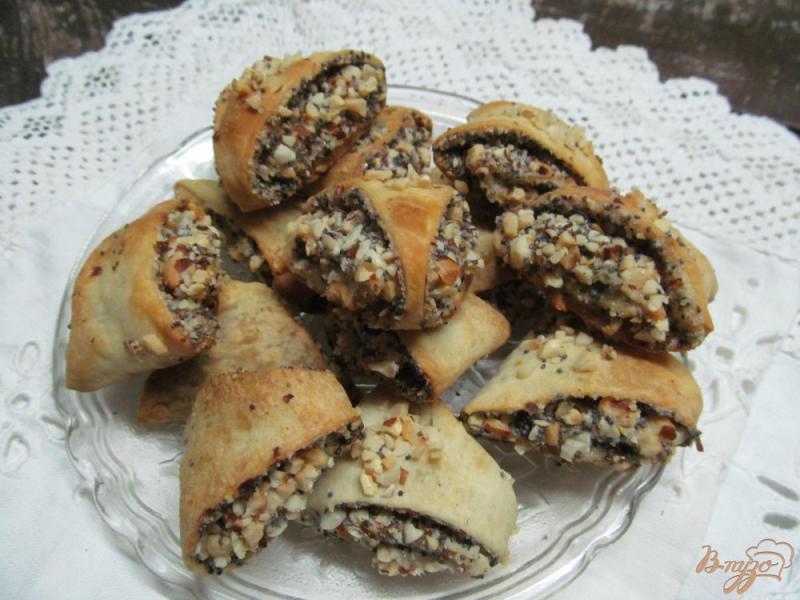 Фото приготовление рецепта: Печенье с маком и арахисом шаг №9