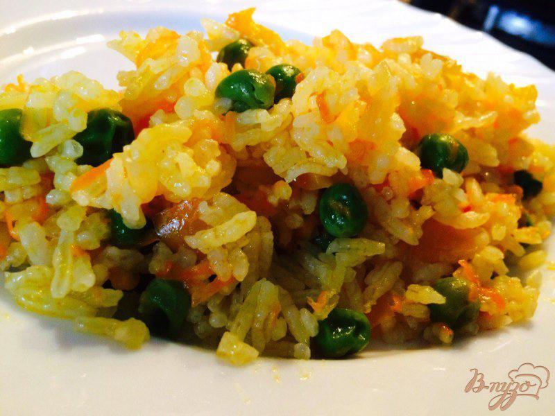 Фото приготовление рецепта: Рис с овощами для деток шаг №11