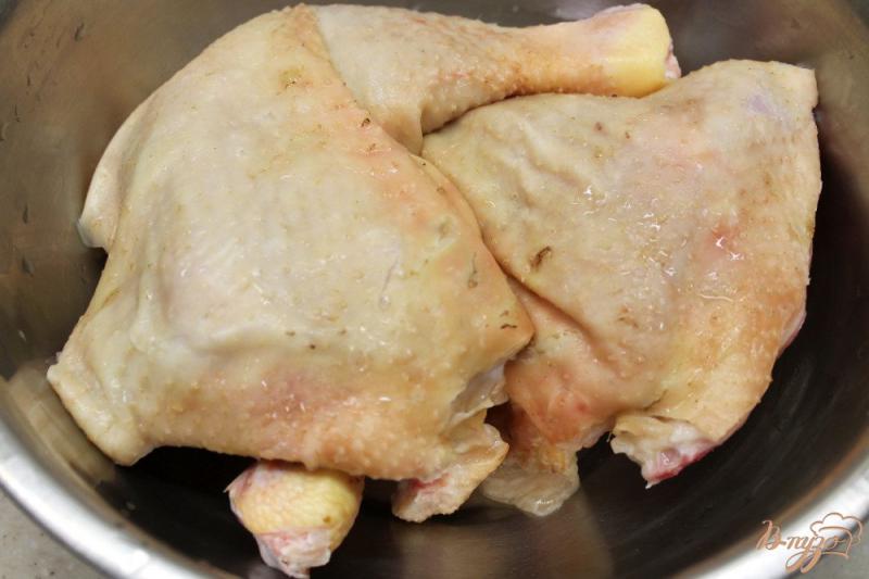 Фото приготовление рецепта: Курица с чесноком и горчицей шаг №1