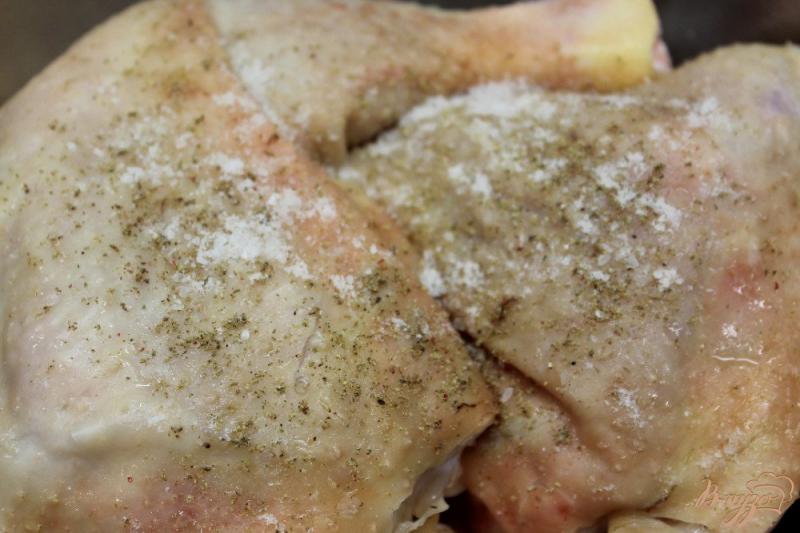 Фото приготовление рецепта: Курица с чесноком и горчицей шаг №2