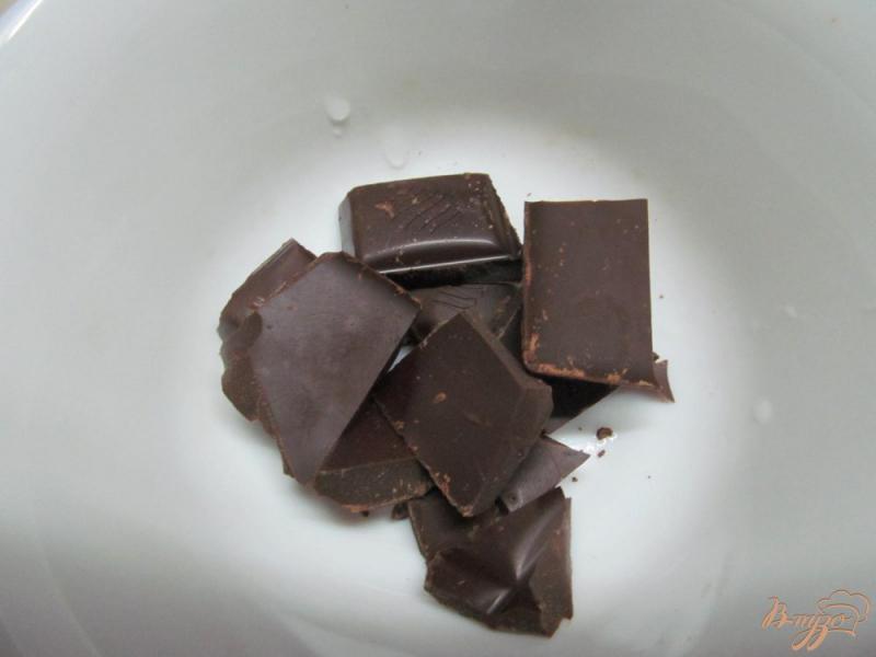 Фото приготовление рецепта: Блины с шоколадной начинкой шаг №4