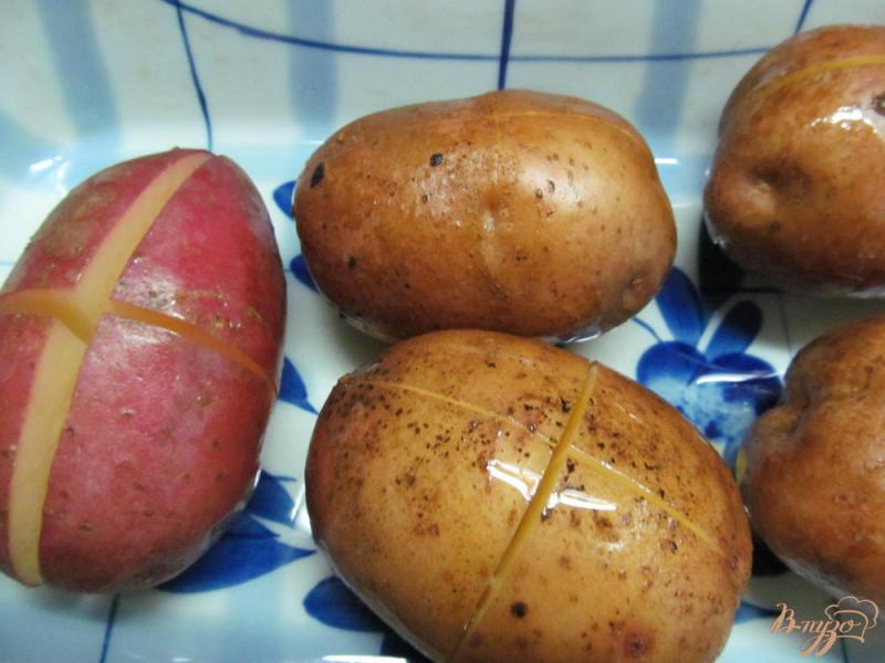 Фото приготовление рецепта: Картофель с чесноком шаг №2