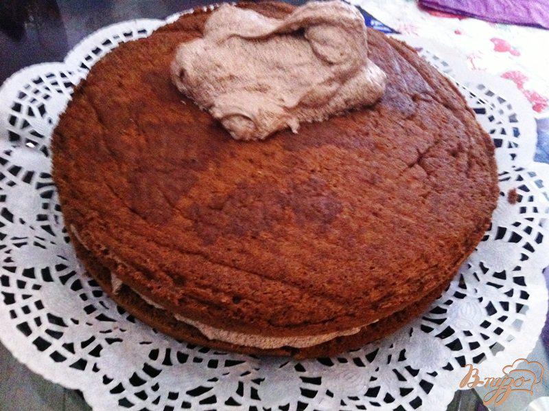 Фото приготовление рецепта: Шоколадный торт «Прага» шаг №12