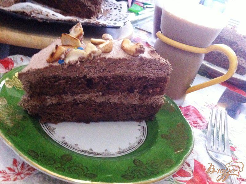 Фото приготовление рецепта: Шоколадный торт «Прага» шаг №16